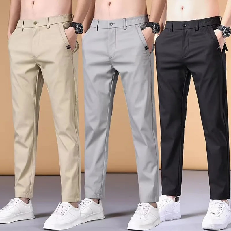 Fashion Men's Pants Summer Suit Pants Casual Men's Pants