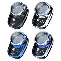 Men Vehicle Mounted Shaver USB Charging Face Beard Trimmer with Digital Display Shaving Face Beard Razor Washable Car Home Razor