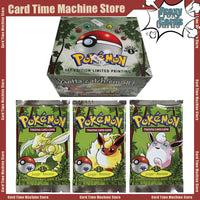 Pokémon Cards 1st Edition Jungle Booster Foil 36 Packs PKM Proxy Card Trading Game Card Board Game Whole Set Collection Card Toy