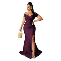 Designer Party Dresses Women Off Shoulder Evening Dress