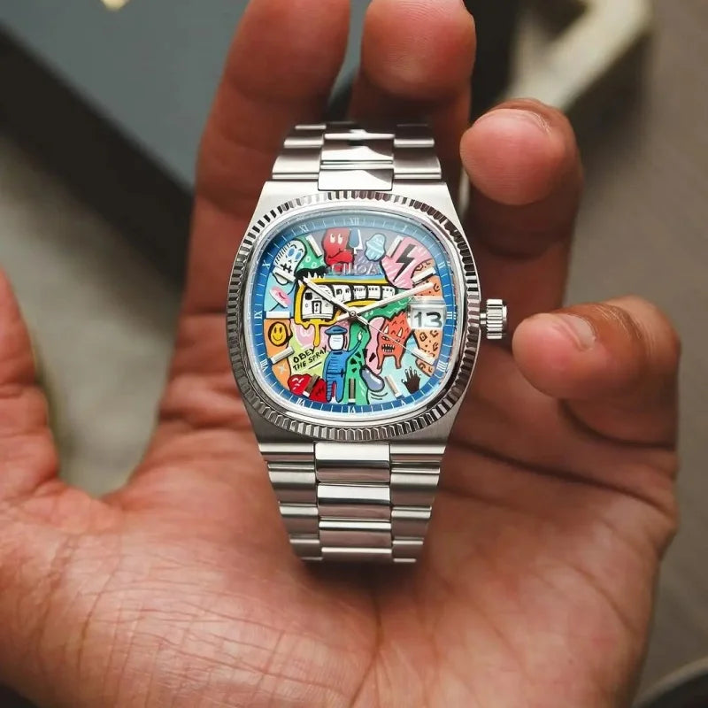 CILOA painted dial watch men's brand authentic trendy fashion 2025 new brand authentic high quality waterproof quartz watch