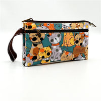 Polyester Waterproof Women's Coin Bag Ladies Organizer Wallet Female Phone Purse Money Pouch Clutch Handbag