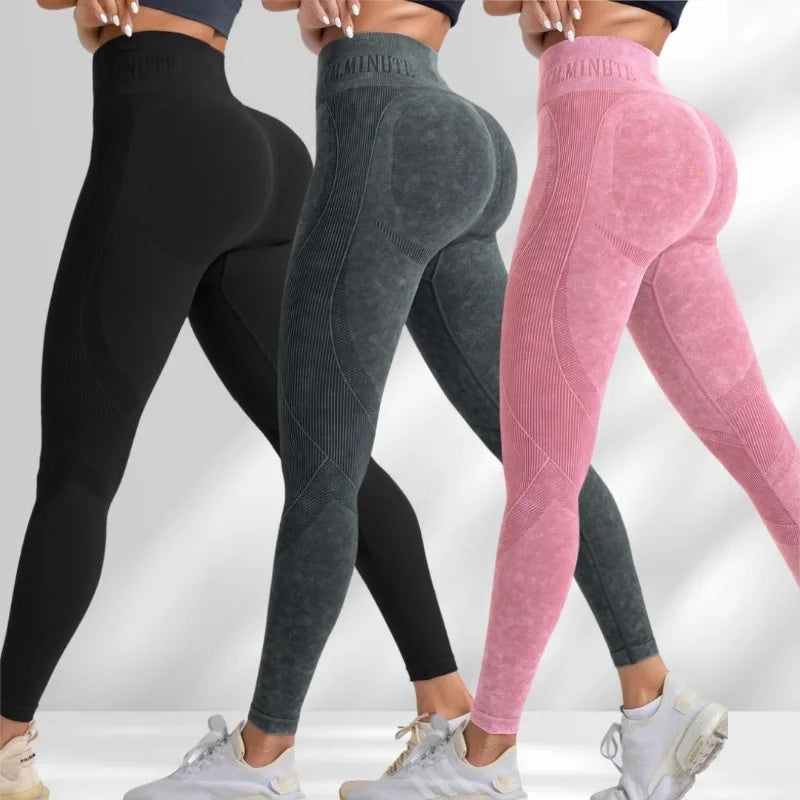 Women Seamless Gym High Waist Yoga Pants