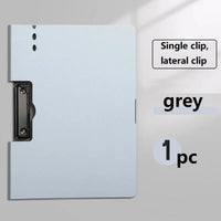 1PC A4 File Folder with Cover - Document Organizer Clipboard for Business & School, Office Stationery Supplies, Paper Holder