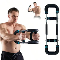 Adjustable Shaker Twister Arm Trainer, Chest & Forearm Workout Equipment, Home Fitness Strengthener for Arm Exercise