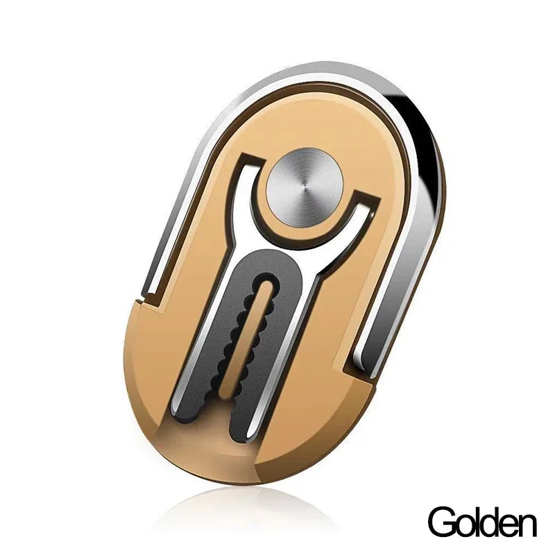 Finger Ring Phone Holder Stand Bracket Universal Mini Phone Holder Rotating for Car Air Vent Mobile Phone Back Sticker Foldable