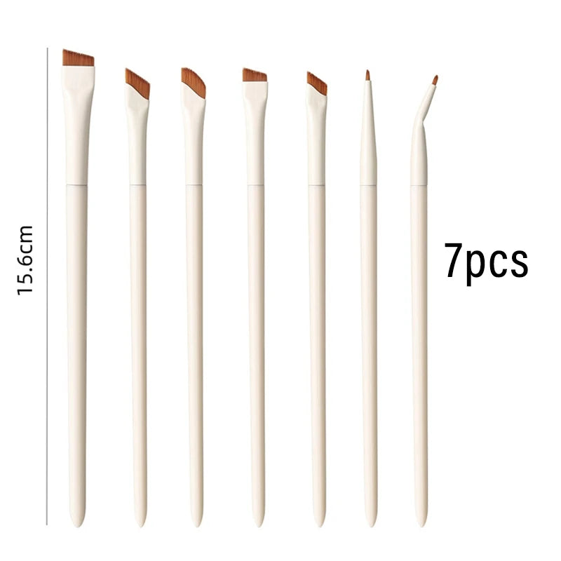 1/3/7/9pcs White Upgrade Blade Eyeliner Brush Eye Makeup Brushes Set Ultra Thin Fine Angle Flat Eyebrow Precise Detail  2026