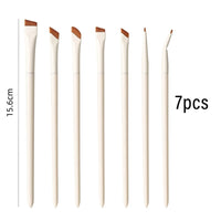 1/3/7/9pcs White Upgrade Blade Eyeliner Brush Eye Makeup Brushes Set Ultra Thin Fine Angle Flat Eyebrow Precise Detail  2026