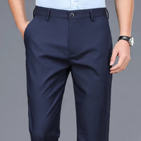 Male Smart Casual Pants Stretchy Sports Men's Spring Autumn Full Length