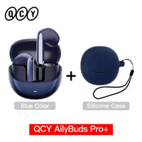 QCY HT10 AilyBuds Pro+ ANC Wireless Earphone Hi-Res Audio with LDAC Bluetooth 5.3 Earbuds 6 Mic AI HD Call Multipoint Connection