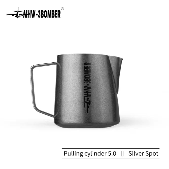 MHW-3BOMBER Milk Frothing Pitcher Steamer Cup 400/500/600ml Latte Art Pitcher Stainless Steel Espresso Cup Milk Steaming Tools