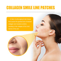 Jaysuing Collagen Face Patch Remove Smile Lines Enhance Skin Elasticity Firming Fade Fine Lines Tightening Lifting Face Patch