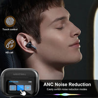 Original GREATWALL Wireless Bluetooth Earphones ANC Noise Reduction Earbuds HD Mic Call Gamer Earbuds LED Touch Screen Control