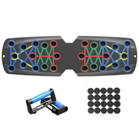 Foldable Push Up Board, Professional Strength Training Equipment with Ergonomic Handles - Home Gym Fitness Tool for Men & Women