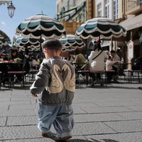 2025 Autumn KS Baby Boys Cartoon Cotton Fleece Outwear Kids Winter Clothes Toddler Girls Lambswool Jacket Child Embroidery Coat