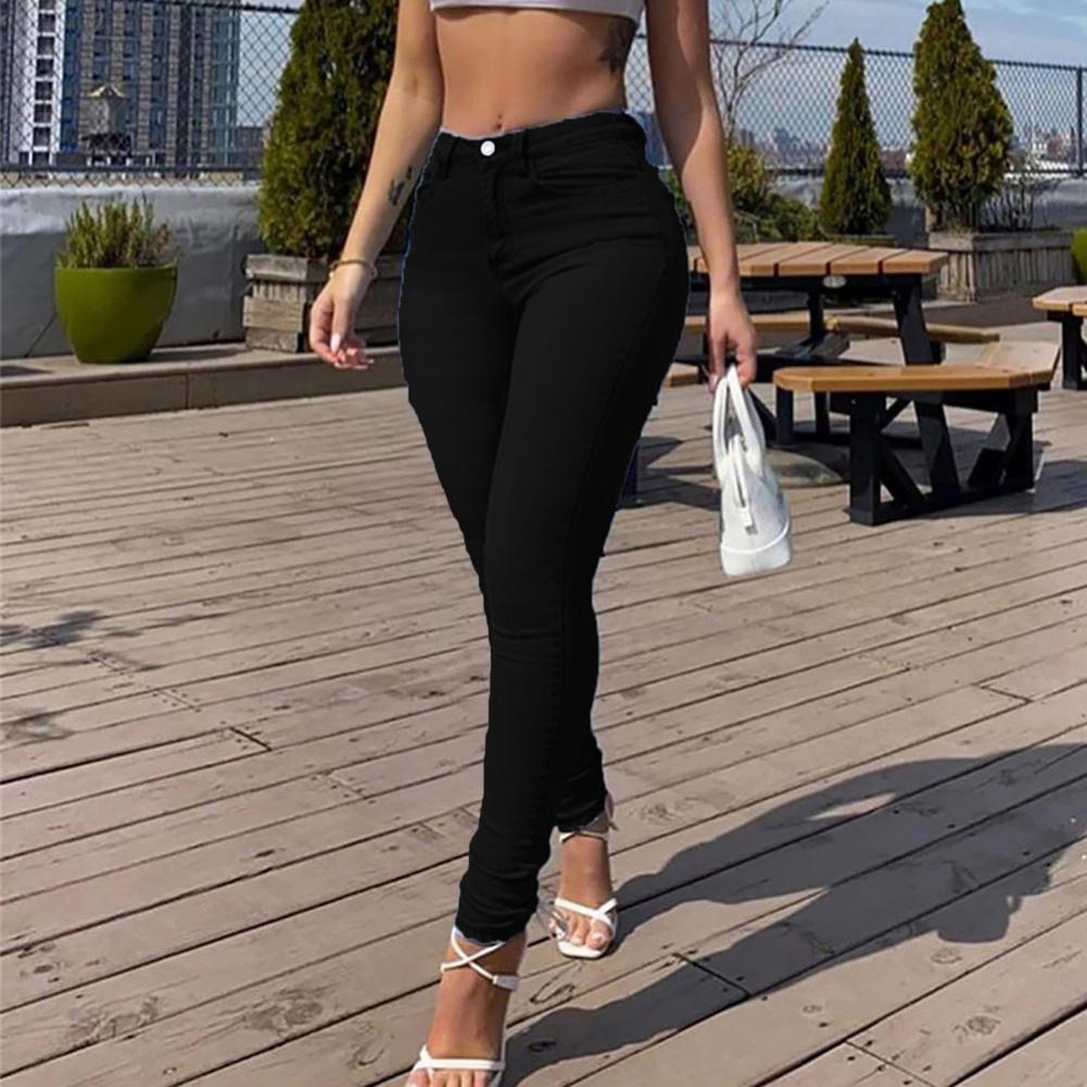 Women Denim Pants Skinny Jeans For Woman 90s High Waist Push Up Women Pants High Street Elastic Pencil Pants Vaqueros Mujer