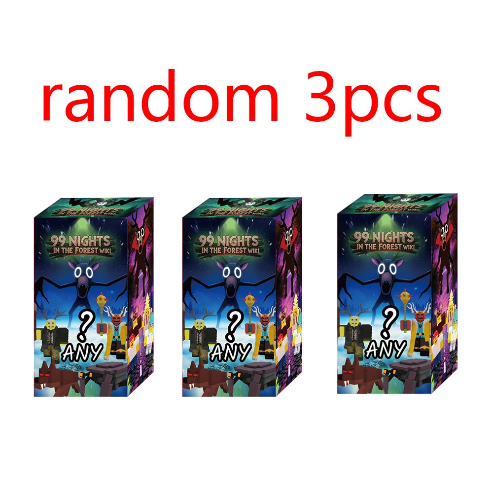 99 Nights In The Forest Monster Blind Box 2025 New Hot DEER  Cartoon Milu Deer Stuffed Game Peripherals Halloween Toy Gifts