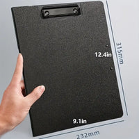 1PC A4 File Folder with Cover - Document Organizer Clipboard for Business & School, Office Stationery Supplies, Paper Holder