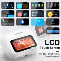 Original GREATWALL Wireless Bluetooth Earphones ANC Noise Reduction Earbuds HD Mic Call Gamer Earbuds LED Touch Screen Control