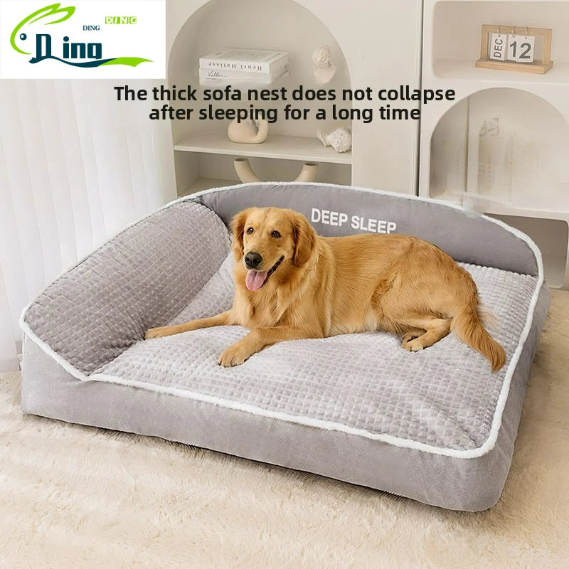 New Cat Bed Dog Pet Bed Kennel Non-Slip Winter Warm Small Dog Kennel Sleeping Removed Washed Soft Puppy Cushion Cat Supplies