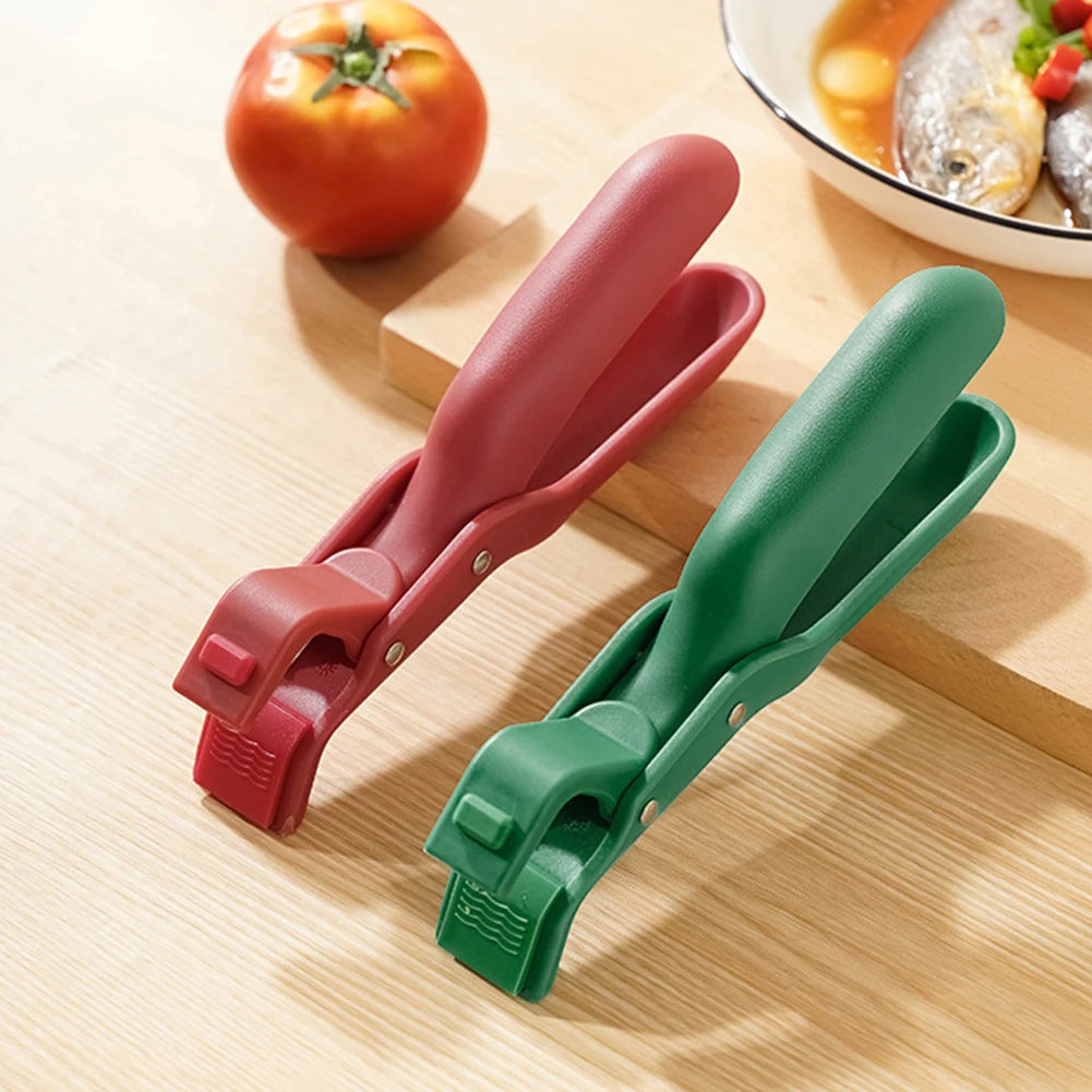 Hot Plate Gripper Anti-Scalding Clips Holder Tongs Bowl Holder for Moving Hot Plate Bowls Pizza Pan for Kitchen Home Restaurant