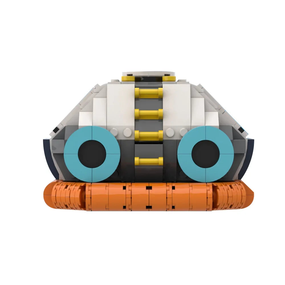 MOC Subnautica Lifepod 5 Building Blocks Model Subnautica Ocean Adventure Games Lifepod Submarine Bricks Assembly Toys Kids Gift
