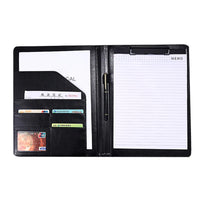 Conference A4 Genuine Leather Portfolio Folder Business Executive File Folder for Man Documents Holder Organizers Office Supply