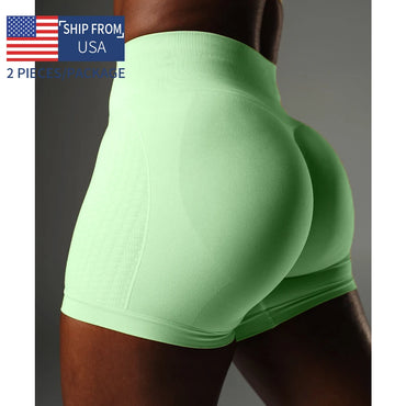 Newly listed price 2Pcs TKITK Shorts Women Soft Workout Tights Fitness Outfits Yoga Shorts Gym Wear Biker Shorts
