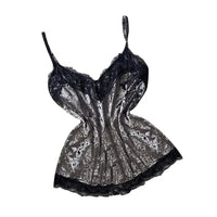 Autumn Winter Velvet Pajamas Set Women's Sexy Lingerie Sleepwear