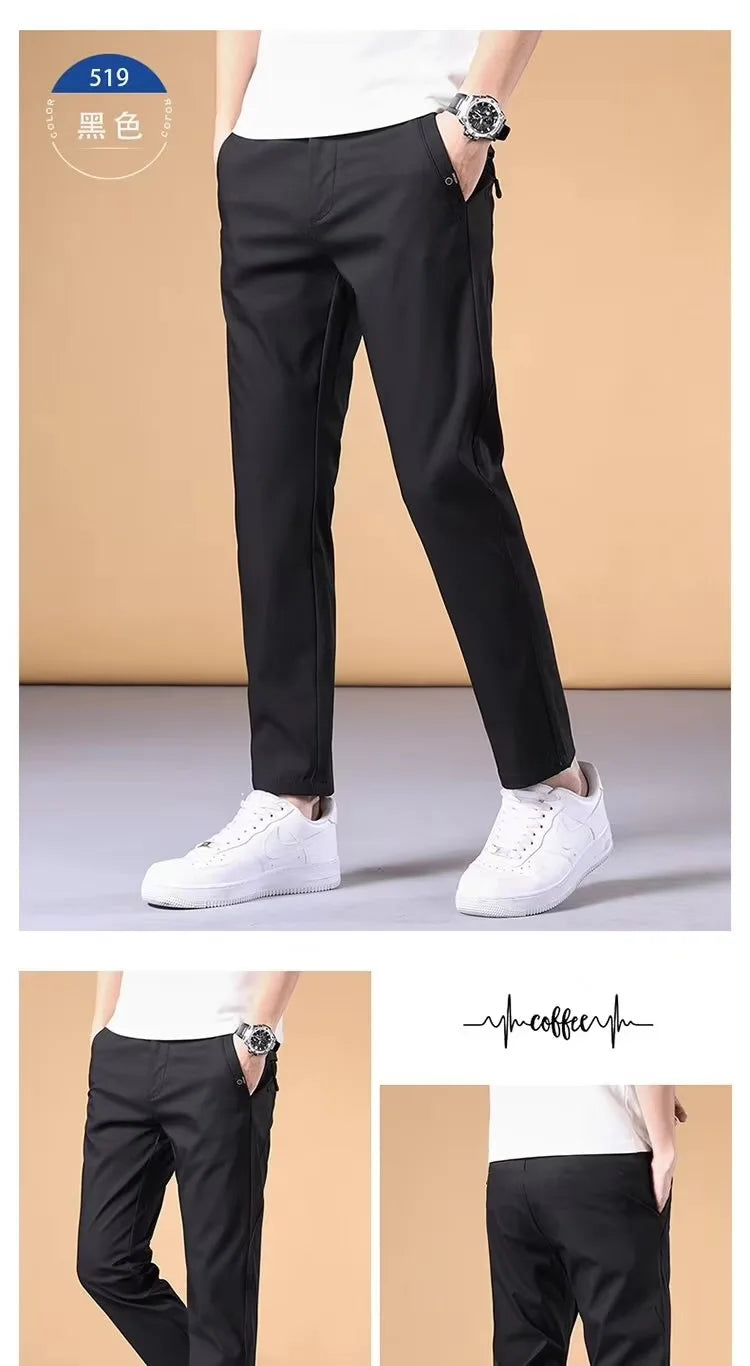 Fashion Men's Pants Summer Suit Pants Casual Men's Pants