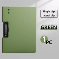1PC A4 File Folder with Cover - Document Organizer Clipboard for Business & School, Office Stationery Supplies, Paper Holder