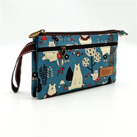 Polyester Waterproof Women's Coin Bag Ladies Organizer Wallet Female Phone Purse Money Pouch Clutch Handbag