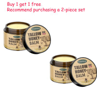 WoodSleep 60g Beef Tallow Honey Face Moisturizer - Intense Hydration for Dry Skin, Anti-Chapping Winter Skincare for Women & Men