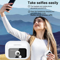 Original GREATWALL Wireless Bluetooth Earphones ANC Noise Reduction Earbuds HD Mic Call Gamer Earbuds LED Touch Screen Control