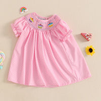 Girls Floral Print Sleeveless Dress with Bow Detail for Summer Toddler Fashionable Clothes for Cute Kids