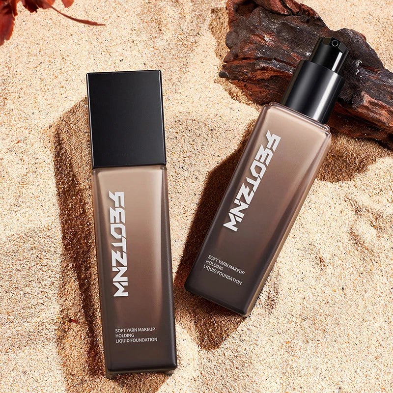 FEOTZNW third-generation Soft Gauze Long-lasting Foundation, moisturizing and nourishing the skin, setting makeup, waterproof