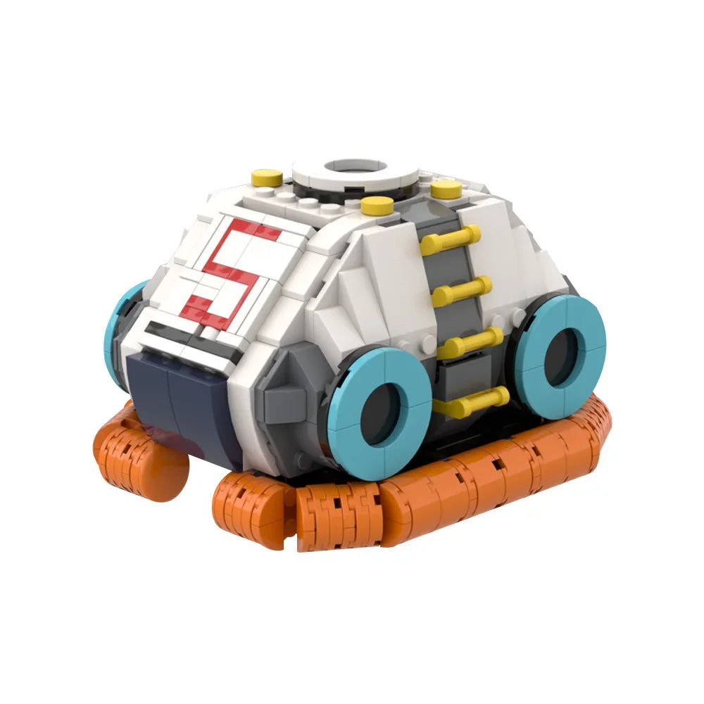 MOC Subnautica Lifepod 5 Building Blocks Model Subnautica Ocean Adventure Games Lifepod Submarine Bricks Assembly Toys Kids Gift