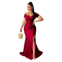 Designer Party Dresses Women Off Shoulder Evening Dress