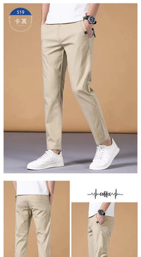 Fashion Men's Pants Summer Suit Pants Casual Men's Pants