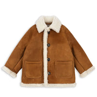 2025 Autumn KS Baby Boys Cartoon Cotton Fleece Outwear Kids Winter Clothes Toddler Girls Lambswool Jacket Child Embroidery Coat