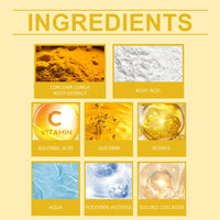 75g Kojic Acid Turmeric Overnight Wrapping Peel Off Mask Nourishes Hydrolyzed Collagen Glowing Skin Firmnes Skin Care