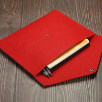 2Pcs File Bag Felt Folder A4 Envelope Document Storage Pouch Organizer Felt File Folders for Office Business Stationary Supplies