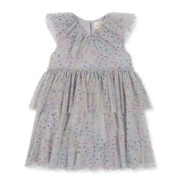 Summer KS Baby Girls Cherry Mesh Dress Kids Clothes Girls Princess Dresses Children Skirts Christmas Party Long Sleeve Vestidos