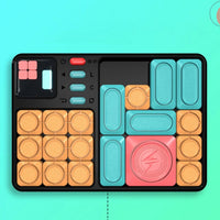 Electronic Slide Brain Games Brain Teaser Handheld Games Console Learning Puzzles Toys for Kids Intelligence IQ Training