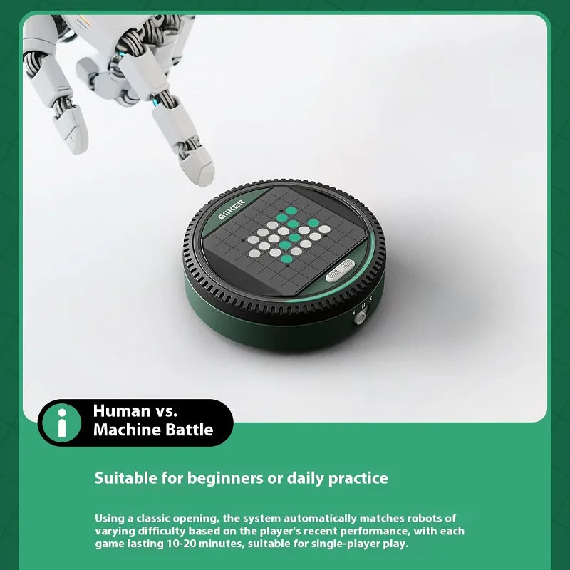 Smart Reversi Chessboard Game AI-Powered Othello Board with Interactive Teaching Mode STEM Slide Strategic Toy for Kids Ages 8+