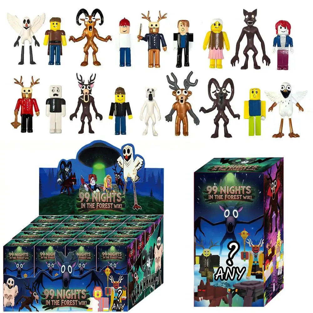 99 Nights In The Forest Monster Blind Box 2025 New Hot DEER  Cartoon Milu Deer Stuffed Game Peripherals Halloween Toy Gifts