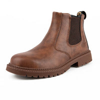 Safety Shoes Men's Work Steel Toe Caps Boots Male Indestructible Protective Shoes Puncture-Proof Security Footwear Work Boots