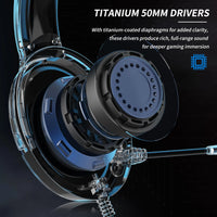 BINNUNE Gaming Headset with Mic for PS4 PS5 Xbox Series X|S Xbox One PC Switch Wired Gaming Headphones for Playstation 5 Xbox 1