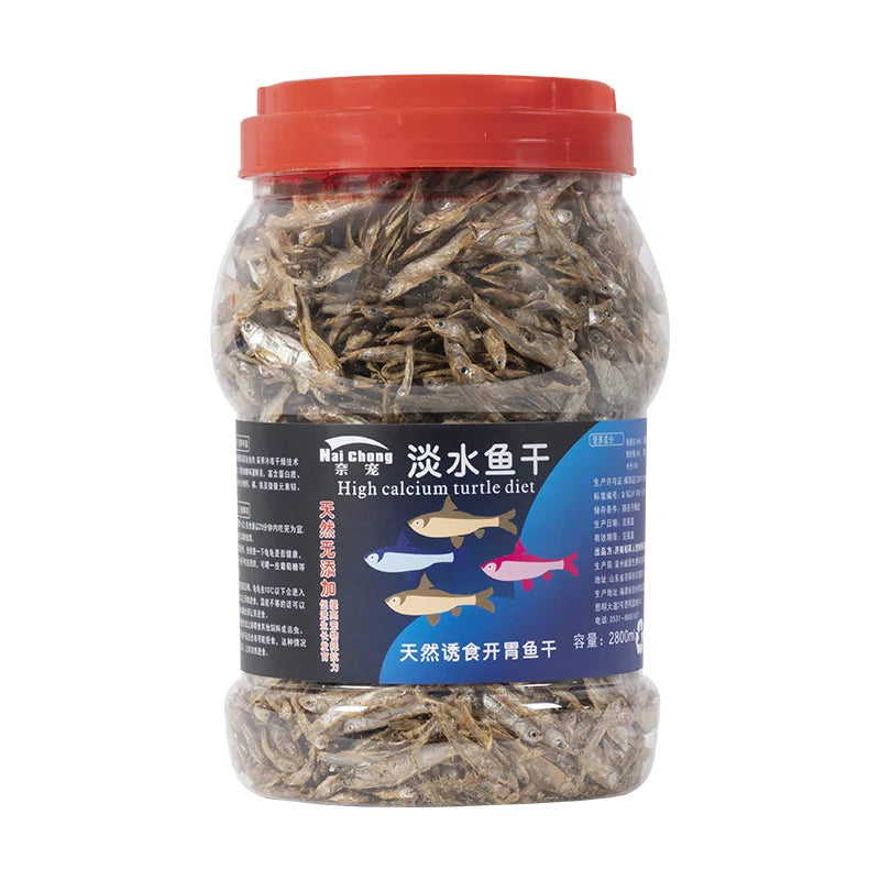 Nai chong Freeze-Dried Freshwater Fish Snacks - All-Natural Treats for Turtles, Cats, Dogs & Small Pets - Nutritional Supplement