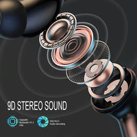 Original GREATWALL Wireless Bluetooth Earphones ANC Noise Reduction Earbuds HD Mic Call Gamer Earbuds LED Touch Screen Control